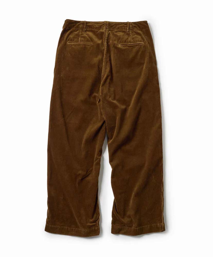 9W Corduroy Trousers Brown/ブラウン L(MEN)