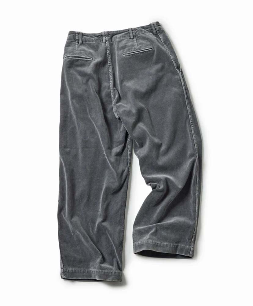 9W Corduroy Trousers Gray/グレー L(MEN)