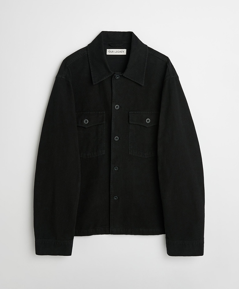 Black Brushed Cotton