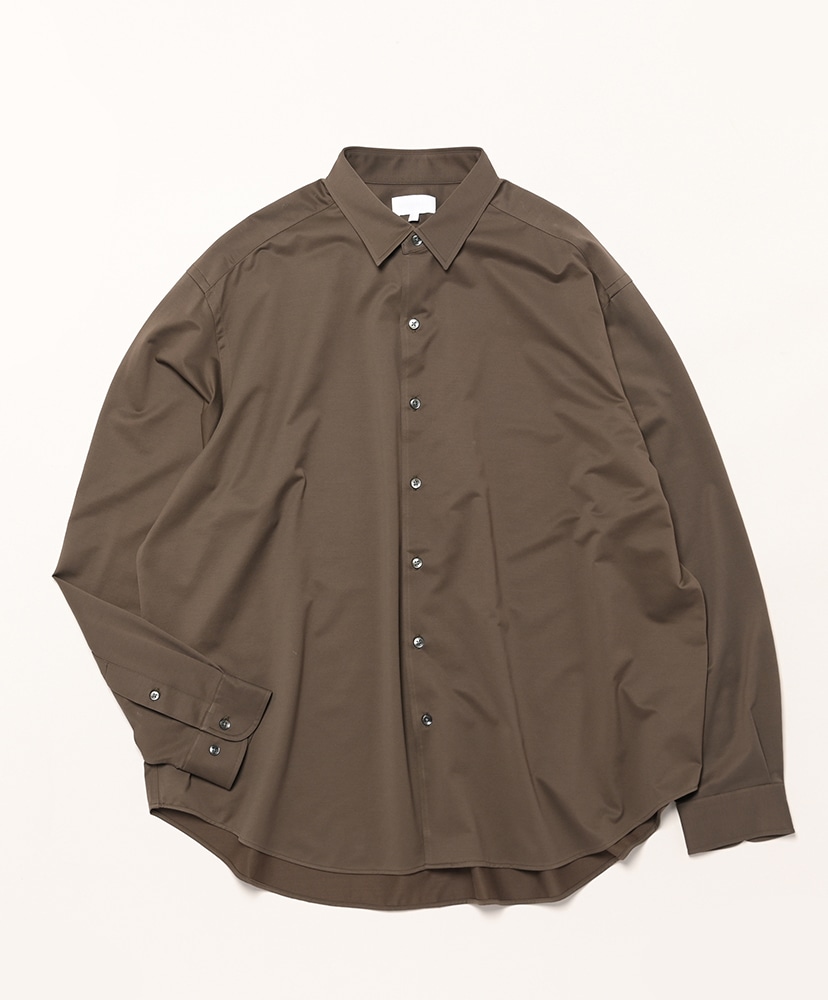 46G Atmosphere Shirt(L(MEN) BROWN(Half Timber Brown