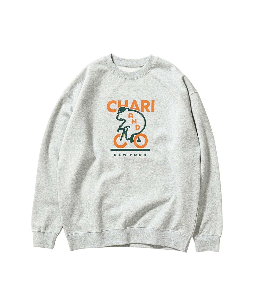 春夏秋冬 / MML.inc To Bear Mountain Crewneck Sweat(L(MEN) Heather Gray/ヘザー