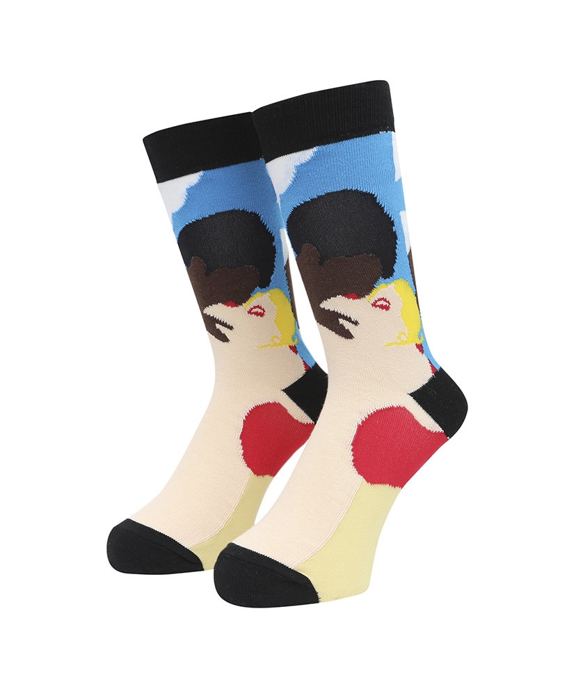 Afternoon Delight Socks(25cm-28cm Black/ブラック): WHIMSY