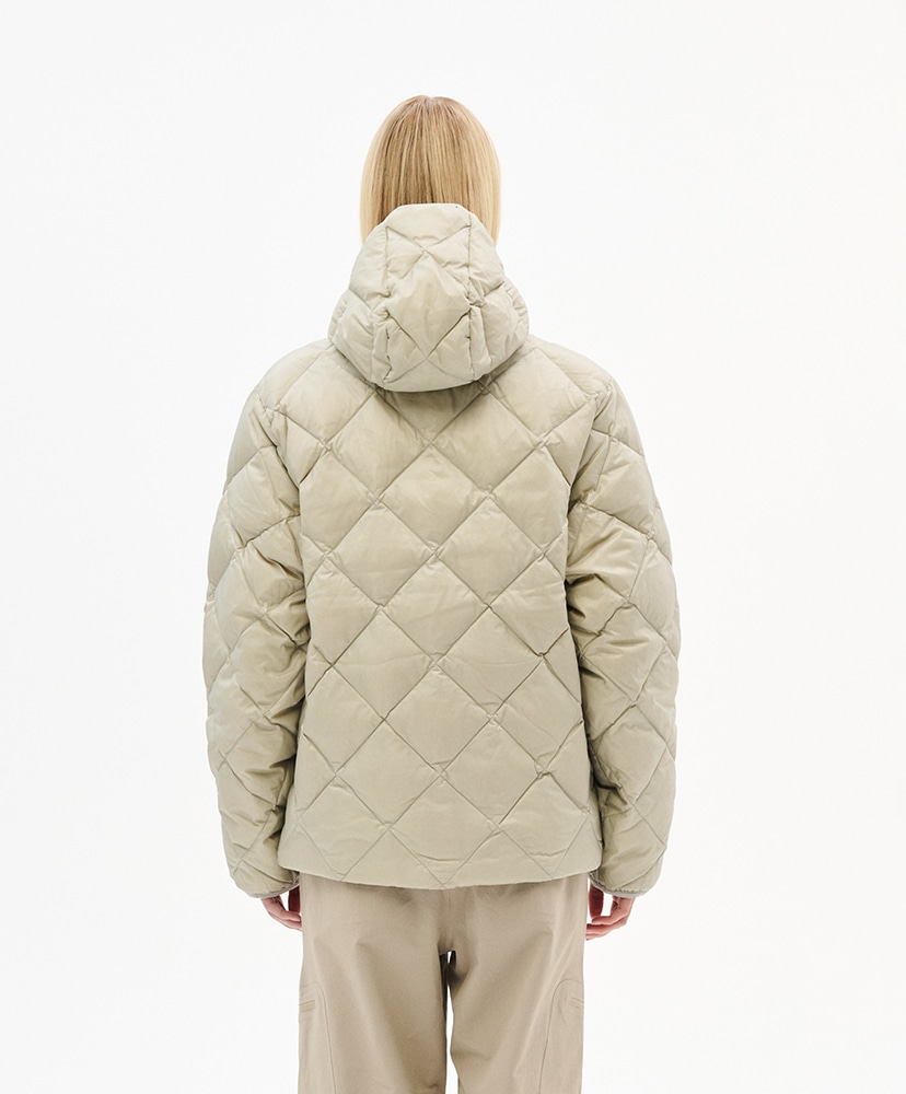 Base Lt Down Hooded Jacket(XS(WOMEN) Sand/サンド): HIKING PATROL