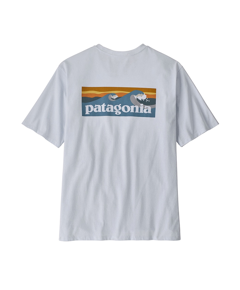 【名入れ無料】 Men's Boardshort WHI Responsibili-Tee(L(MEN) Pocket Logo 半袖Tシャツ