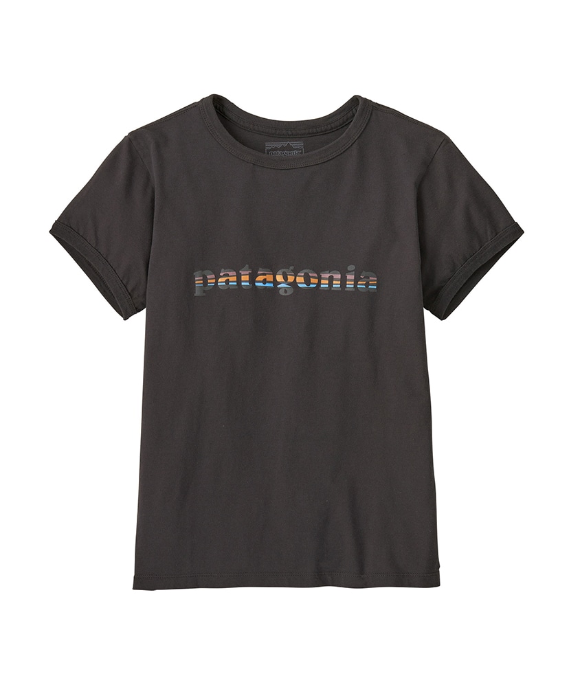 tシャツ BAPY LOGO RINGER TEE レディース Women's 73 Text Logo Organic Ringer Tee(L(WOMEN) BCW/バーチ