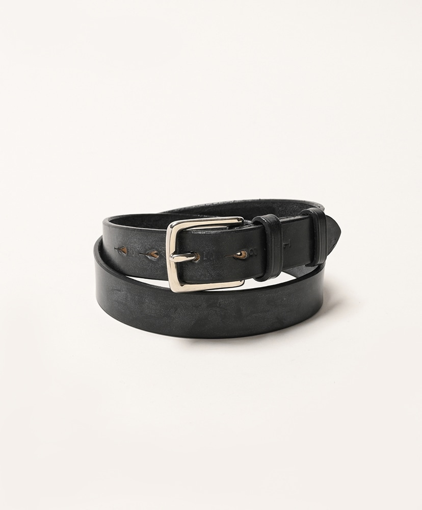 1 1/8 Inch West End Buckle Belt(30(MEN) Black×Silver