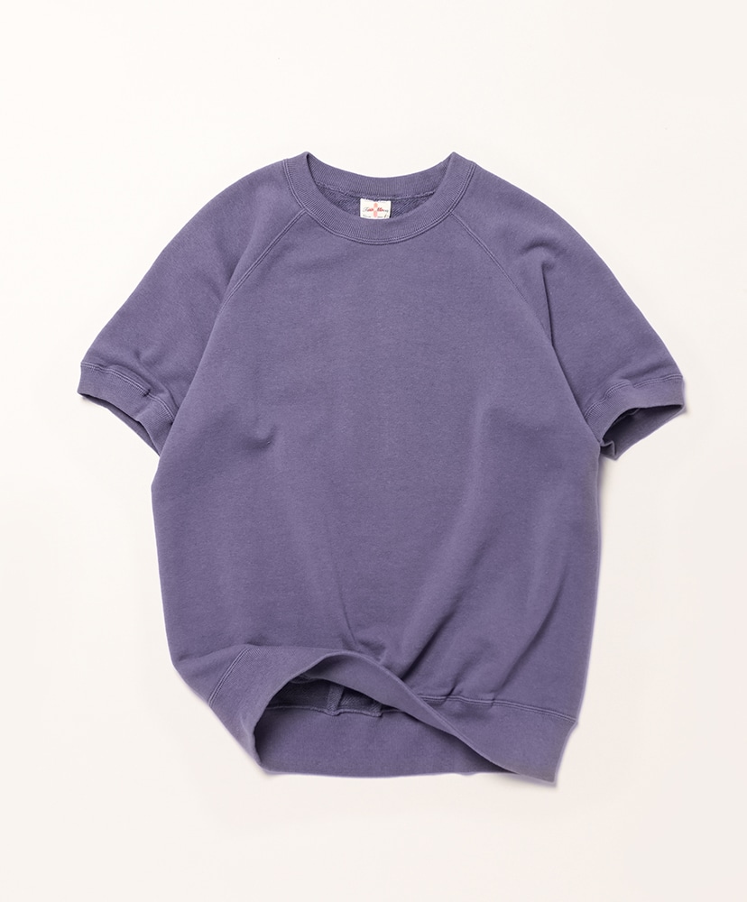 60s 70s 半袖スウェット　インディアン　ブラック VINTAGE 60's UNKNOWN ビンテージ スウェット 半袖 ラグラン 4本