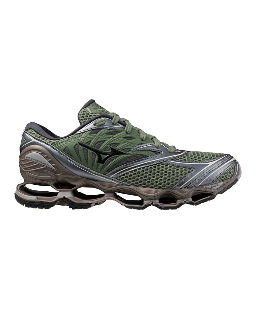 WAVE PROPHECY LS(26.5cm オリーブグリーン×ブラック×メタリックグレー): MIZUNO