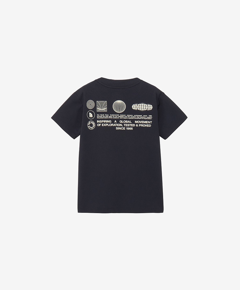 S/S Sunshade Tee(Kid's)(130 K/ブラック): THE NORTH FACE