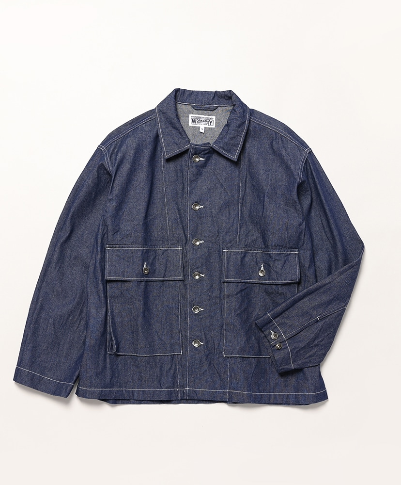 Sea Bees Jacket - Industrial 8oz Denim(L(MEN) Indigo