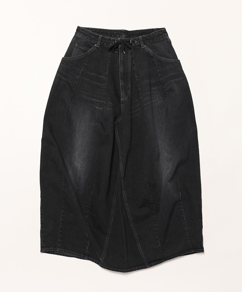 H.D. Skirt - Jean / 12oz Denim(1(WOMEN) Black/ブラック): NEEDLES