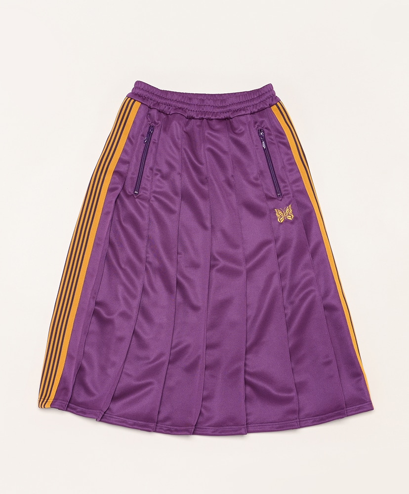 Pleated Track Skirt - Poly Smooth(1(WOMEN) Ivory/アイボリー Pleated Track Skirt - Poly Smooth(1(WOMEN) Ivory/アイボリー