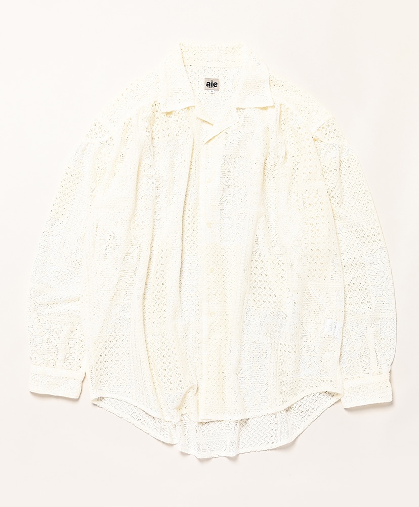 Painter Shirt - Poly Lace(L(MEN) Navy/ネイビー): AiE
