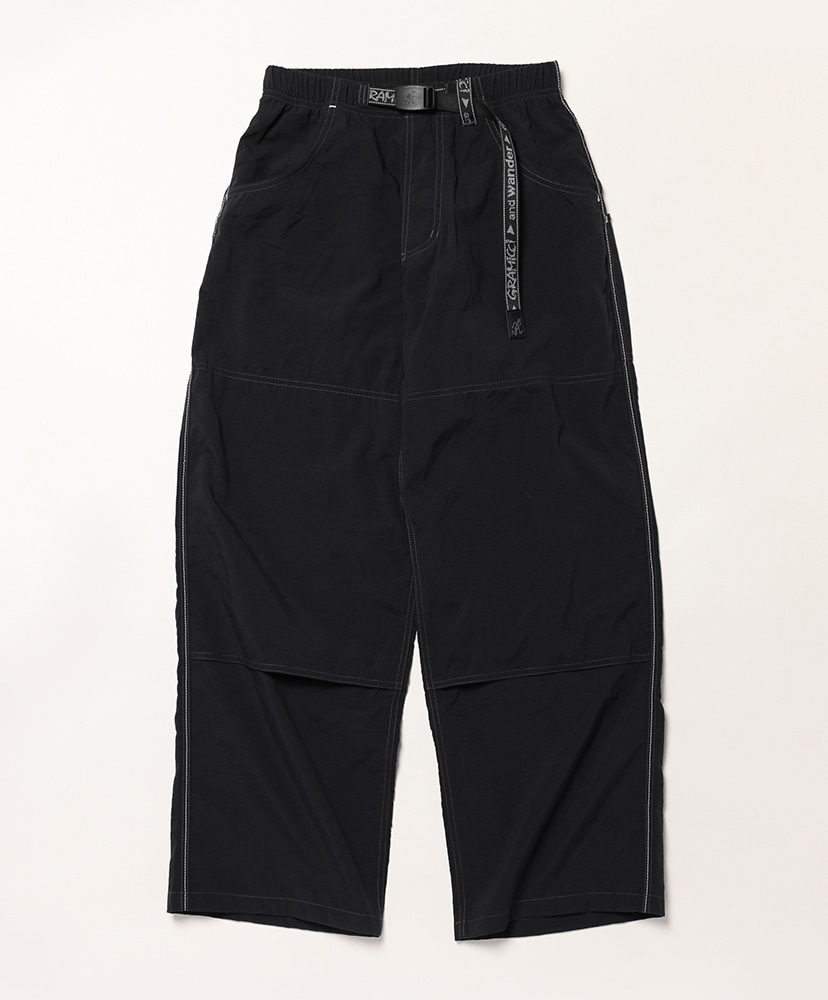 Gramicci×and wander Nylon Double Knee Pant(L(MEN) Black