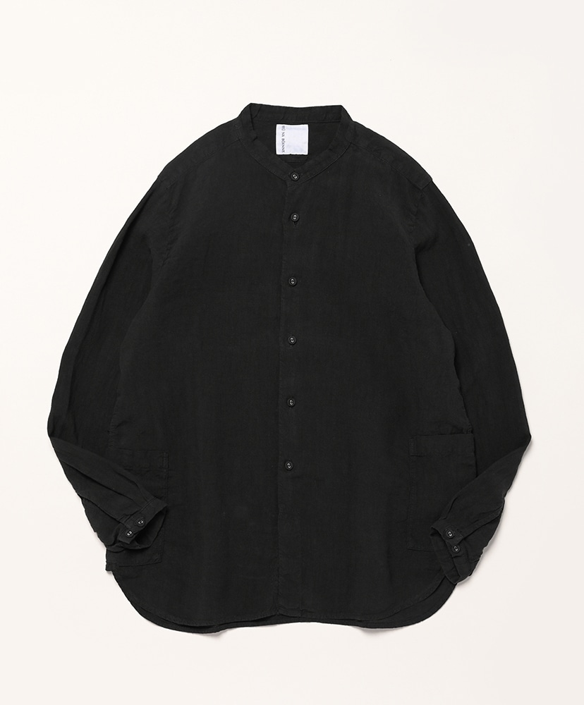 スナフリネンシャツ(S(WOMEN) ブラック): BRU NA BOINNE