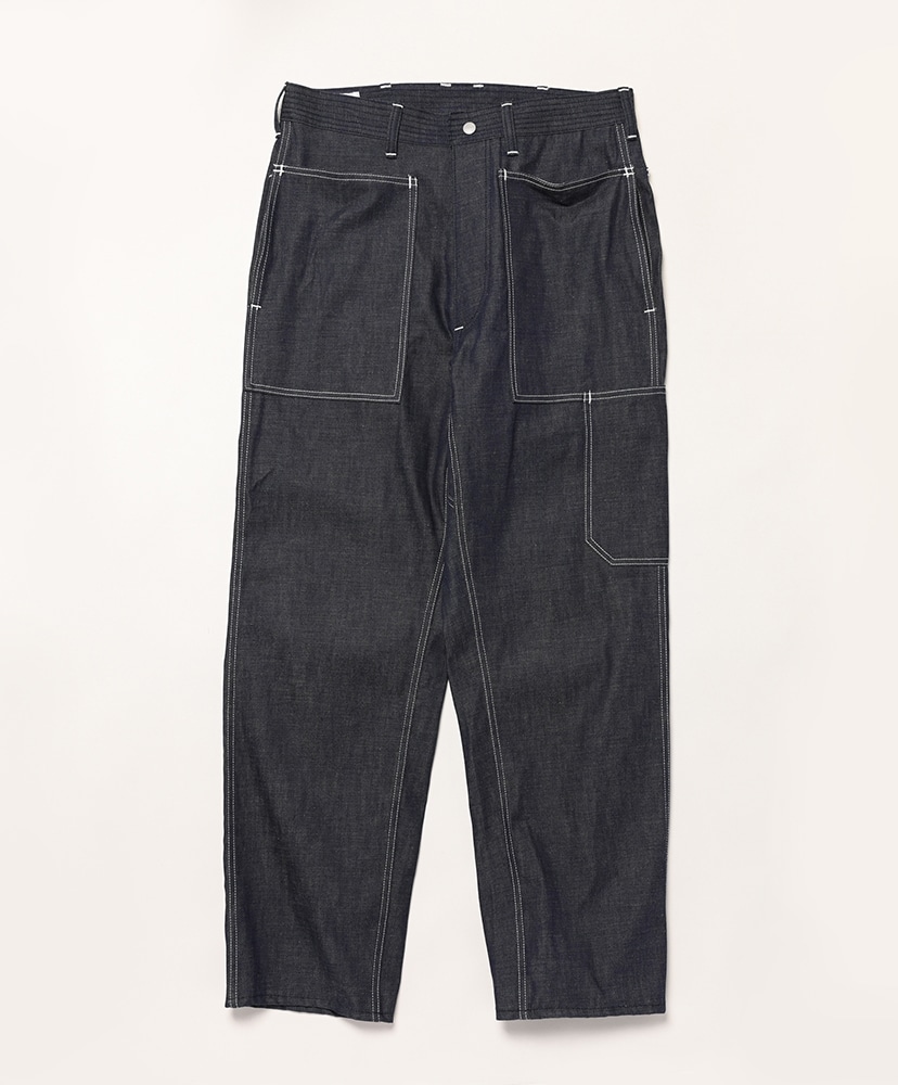 ササフラス　T.P landscaper pants M ブラックデニム SASSAFRAS[ササフラス]T.P.Landscaper Pants 10oz Military