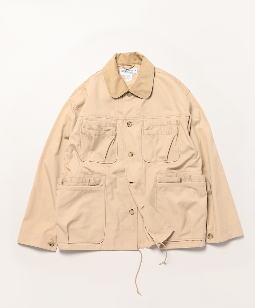 Overgrown Warden Jacket - Weather(L(MEN) Red/レッド): SASSAFRAS