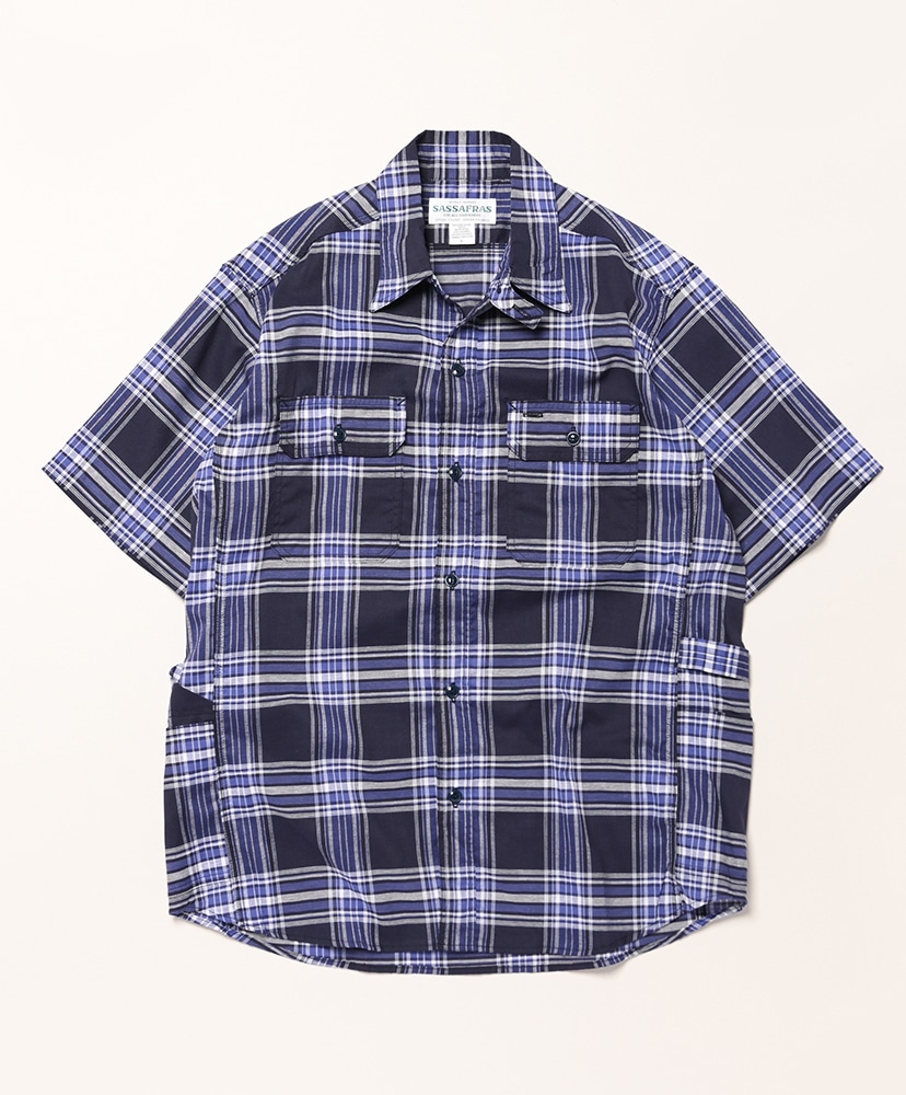 Gardener Shirt 1/2 - Madras Check(L(MEN) Check/チェック