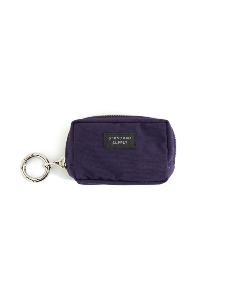 SIMPLICITY SQUARE CHARM POUCH(ONE Sand Beige/サンドベージュ