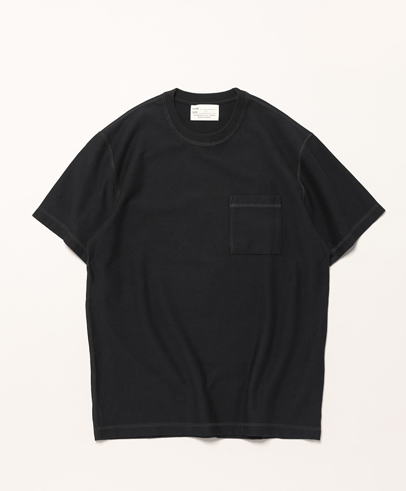 Henry Neck Tee - Cotton Pique(L(MEN) Black/ブラック): NEEDLES