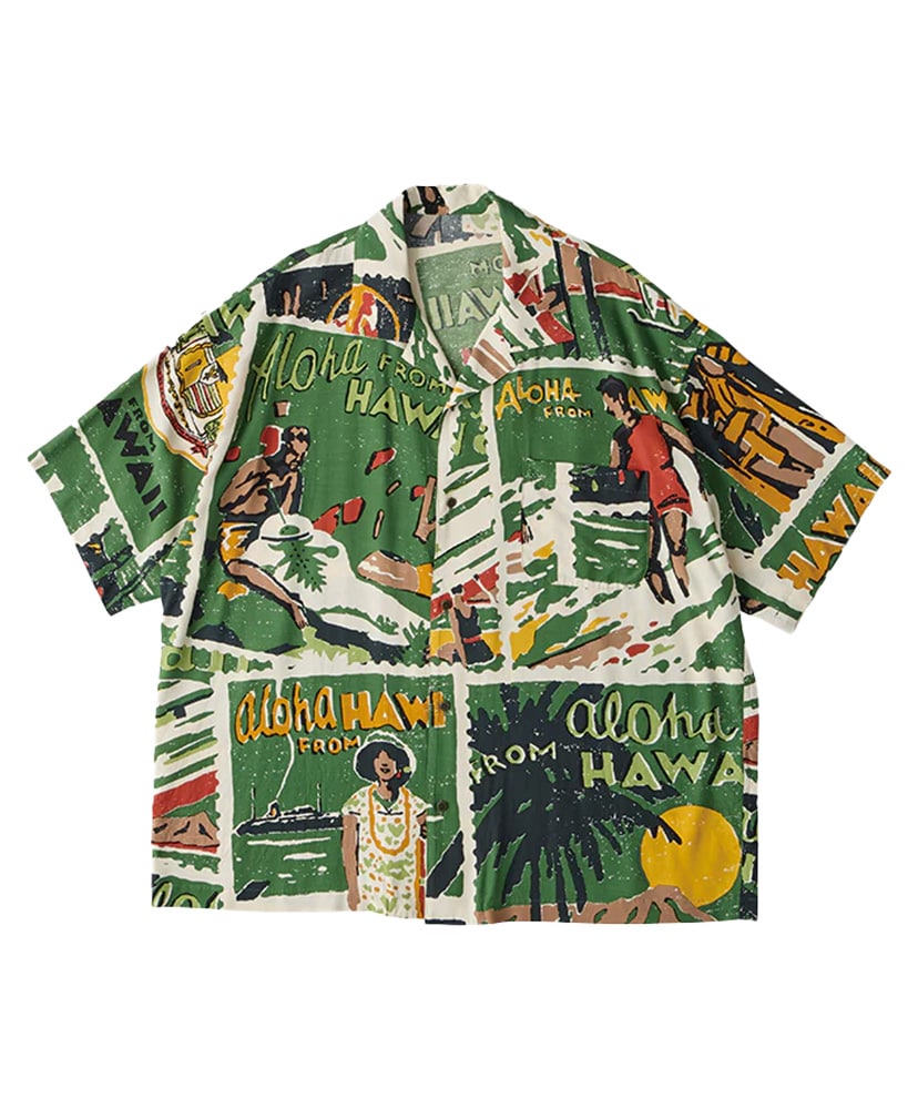 HAWAIIAN OUTDOOR ALOHA SHIRT(L(MEN) Black/ブラック): Porter HAWAIIAN OUTDOOR ALOHA SHIRT(L(MEN) Black/ブラック): Porter