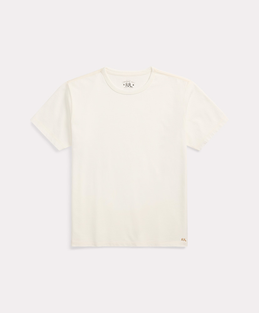 トップス RRL Relaxed Fit Heavy Jersey T-Shirt Relaxed Fit Heavyweight Jersey T-Shirt(L(MEN) Warm White