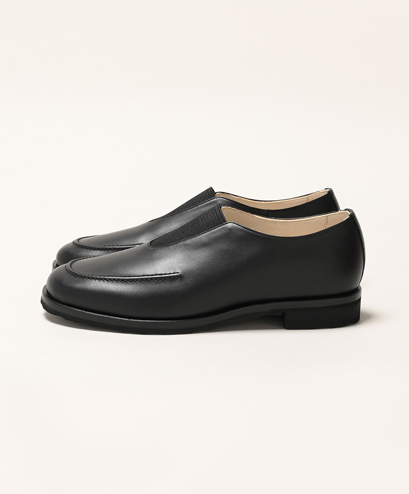 Elastic Moccasins(25.5cm Black/ブラック): foot the coacher