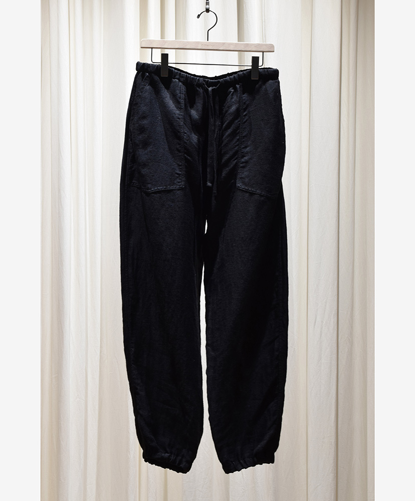 【20ss】comoli ヴィスコースリネンドローストリングパンツ COMOLI / コモリ | ヴィスコースリネン ドローストリングパンツ