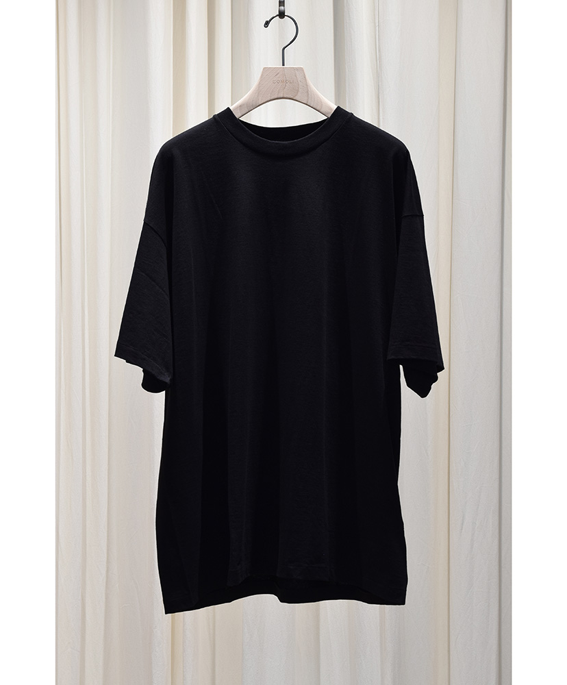 貴重COMOLI コットンジャージ ノースリーブ FADE BLACK 4 COMOLI コットン ジャージ ノースリーブ , Black – Navyblue