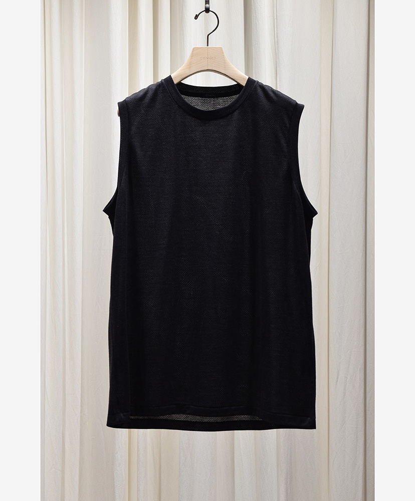 COMOLI ノースリーブ　2 ウールメッシュ ノースリーブ(2(MEN) Charcoal/チャコール): COMOLI