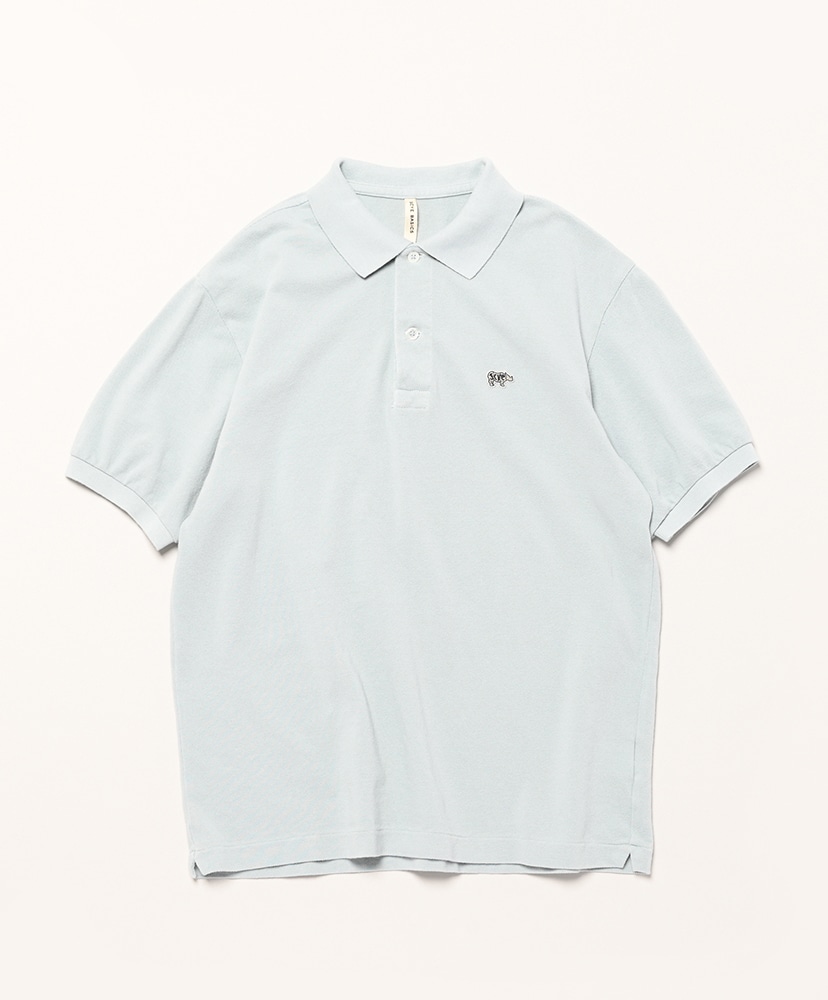 Cotton Piquie Polo Shirt(36(MEN) Aqua Green/アクアグリーン