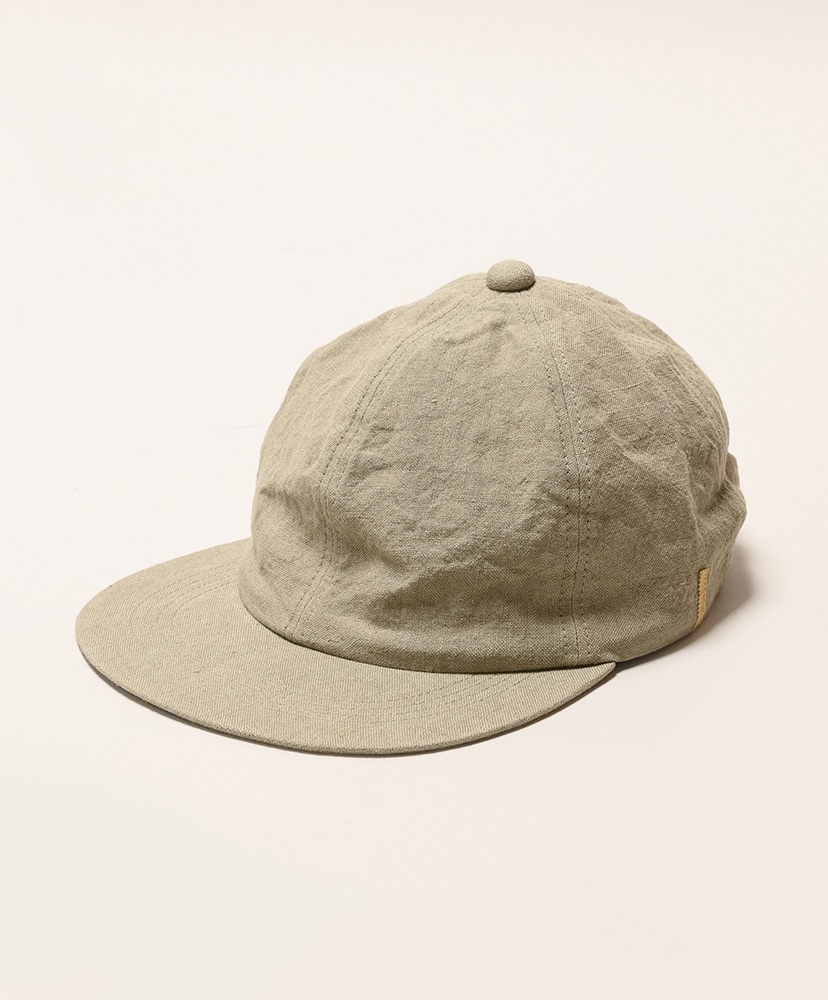 帽子 bocodeco / Linen 6P Cap bocodeco｜Linen 6P Cap -Black- | Ma'n'Ma（まんま）| 長く