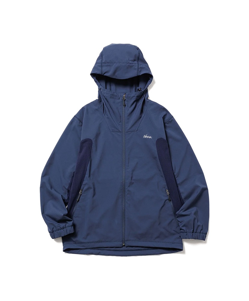 HYBRID FLEX ZIP BLOUSON (MEN)(L(MEN) NVY): NANGA