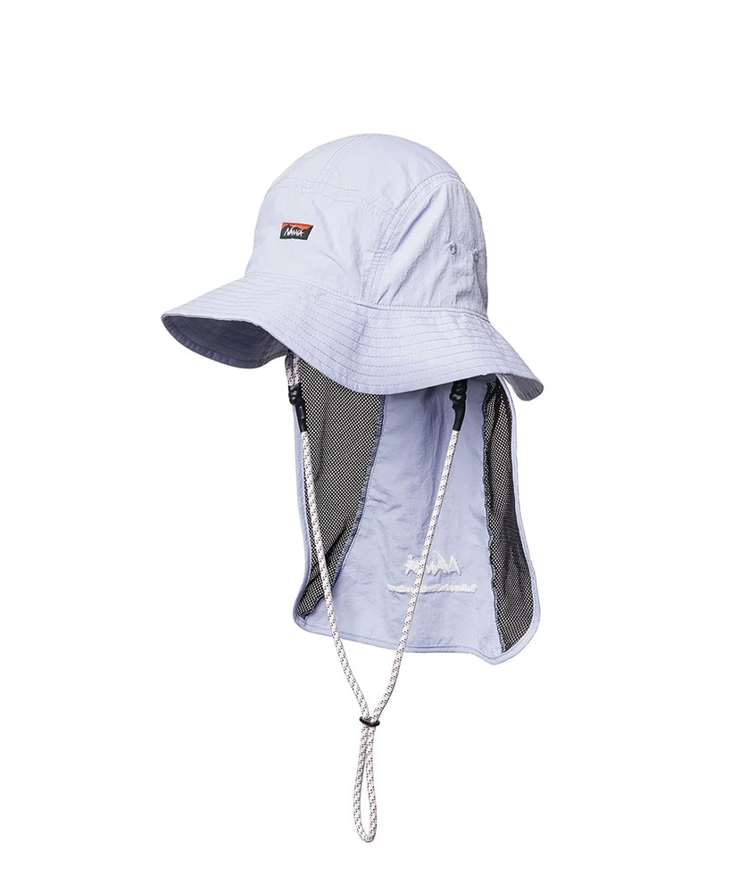 Nylon Tusser Sunshade Hat(FREE BLK): NANGA