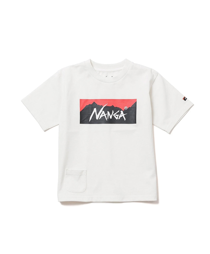ECO HYBRID BOX LOGO KIDS TEE (KIDS)(100(KIDS) BLK): NANGA ECO HYBRID BOX LOGO KIDS TEE (KIDS)(100(KIDS) BLK): NANGA