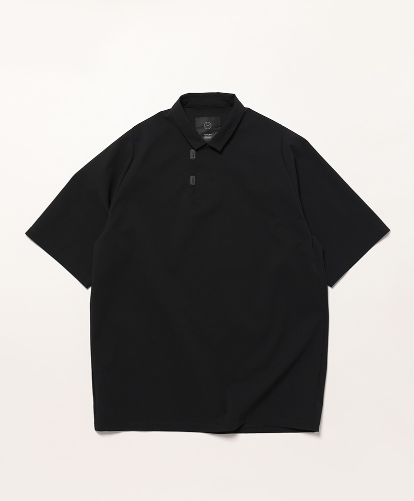 Capsulesnap Polo Shirt SM(1(MEN) Black/ブラック): TEATORA