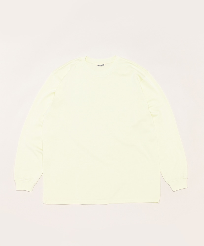 Luster Plaiting L/S Tee(3(MEN) Black/ブラック): AURALEE