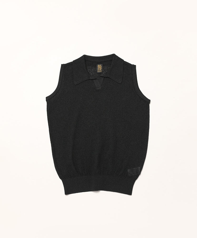 crew neck knit(black/gray) | ok.soon