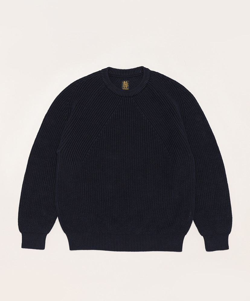 Men Signature Crew Neck (Giza Cotton)(1(MEN) Black/ブラック): BATONER