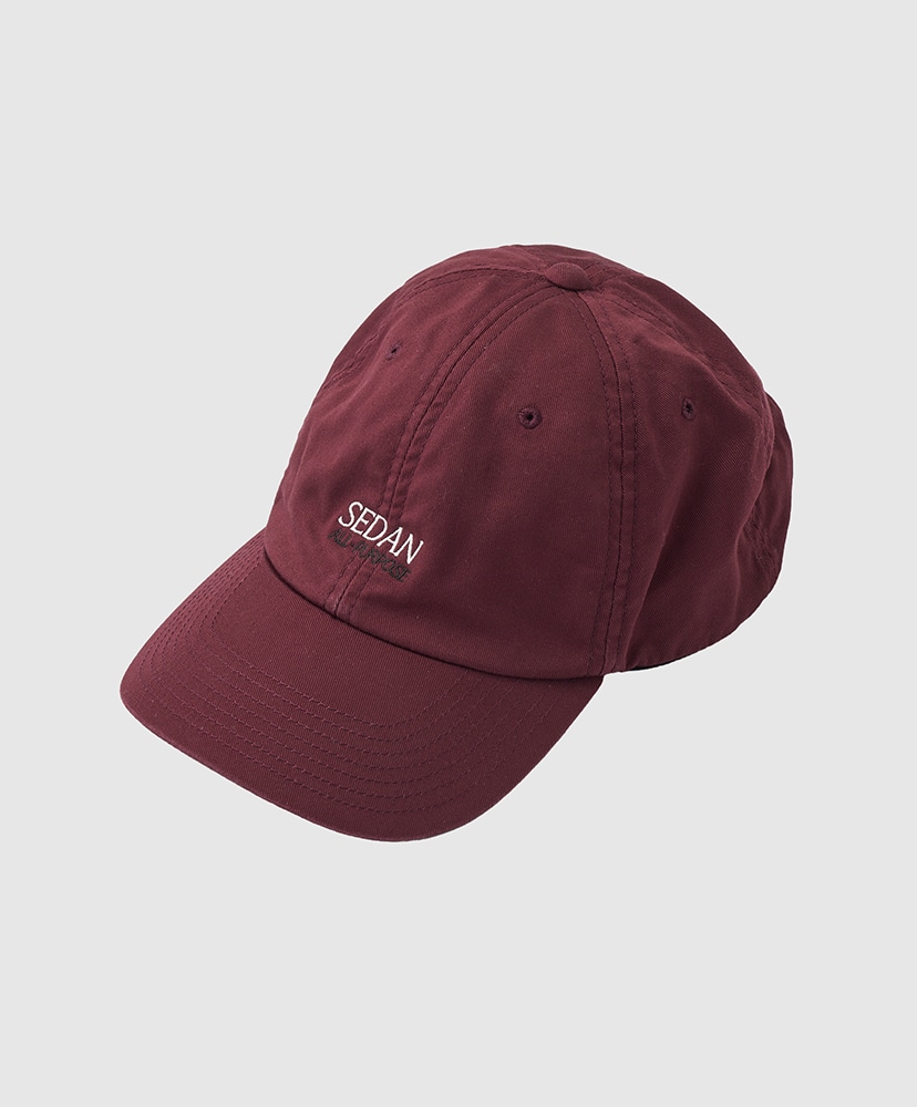 新品【BURGUNDY】ALOUND COTTON LOGO CAP キャップ