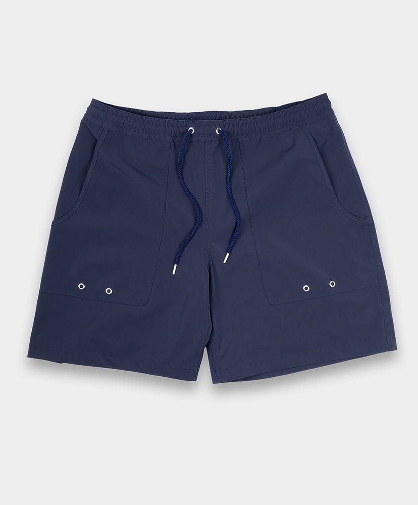 専用商品 未使用タグトムブラウン COMPRESSION Shorts Ｌネイビ stratch sateen carco short men black in cotton - C.P.