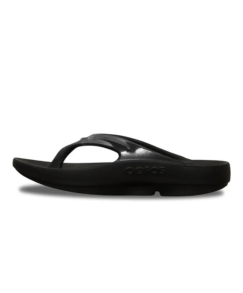 Women's OOlala(23cm(M4/W6) Black/ブラック): OOFOS