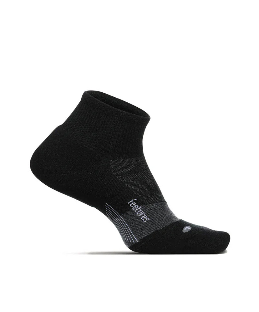 Merino 10 Max Cushion Quarter(L Charcoal/チャコール): Feetures
