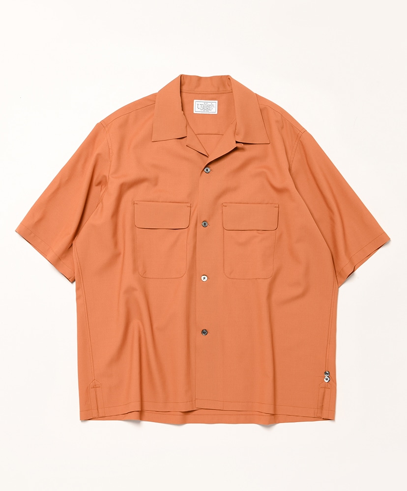 Unlikely 2P Sports Open Shirts S/S Tropical(M(MEN) Charcoal