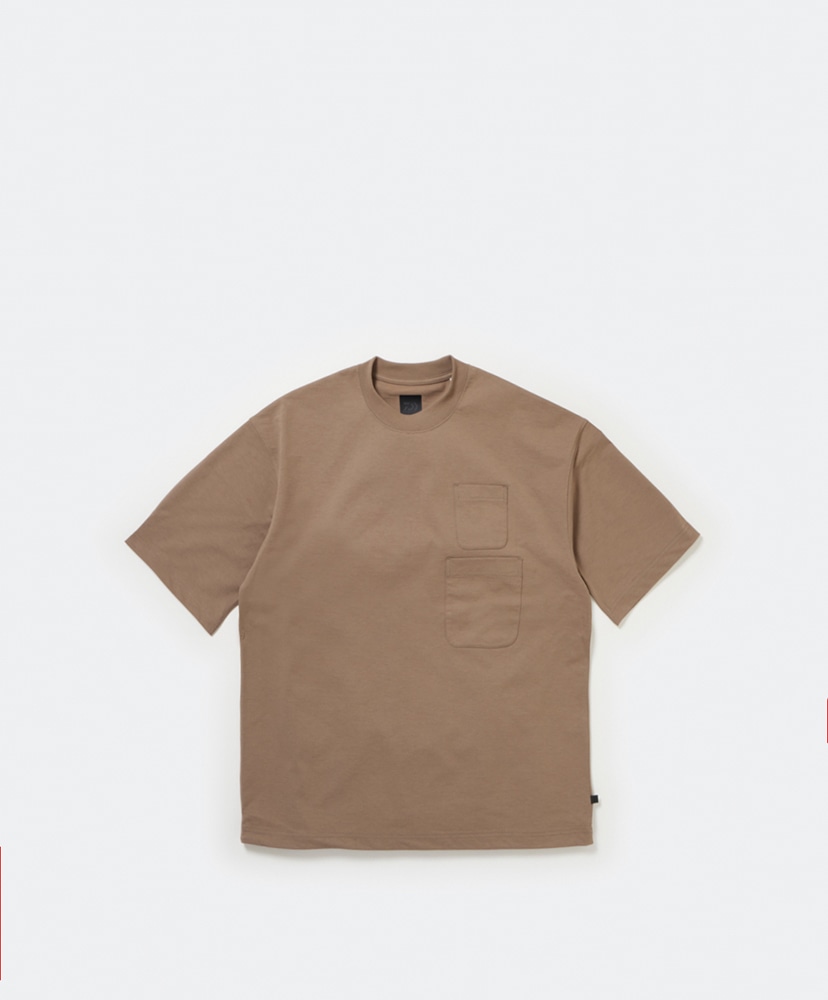 Tech W/Pocket Crew Tee(L(MEN) Beige/ベージュ): DAIWA PIER39 Tech W/Pocket Crew Tee(L(MEN) Beige/ベージュ): DAIWA PIER39