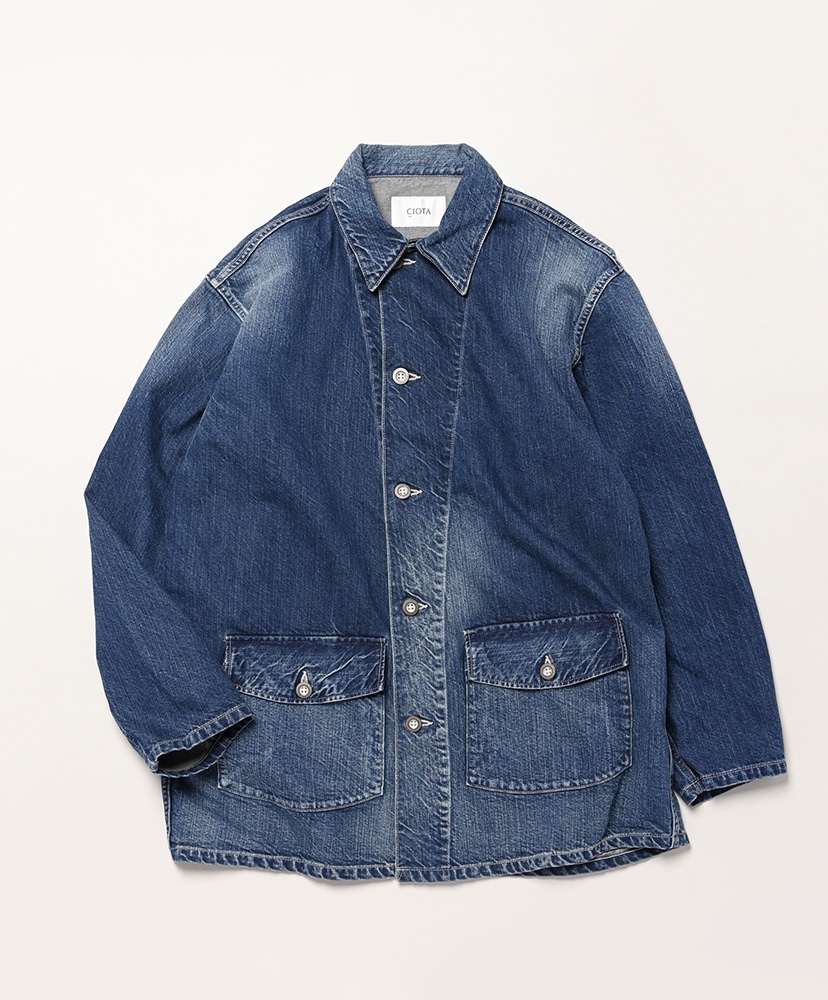 M-41 US ARMY Denim Coverall Jacket(3(MEN) Medium Dark Blue