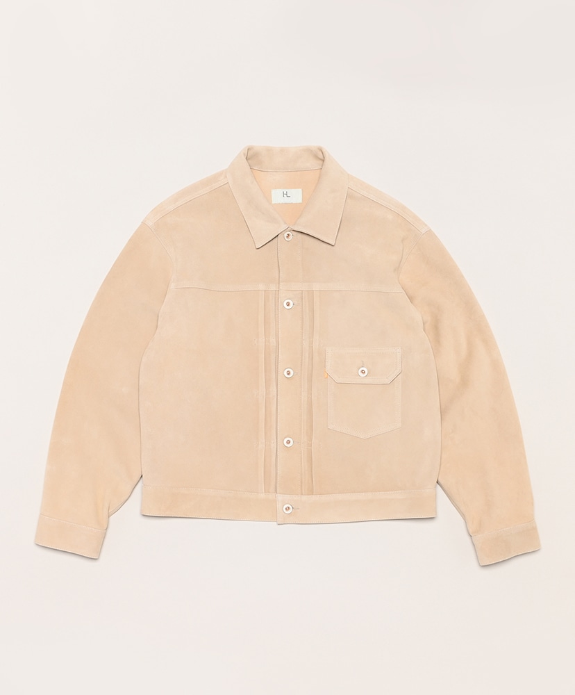 Lamb|Suede Jacket(2(MEN) Beige/ベージュ): HERILL Lamb|Suede Jacket(2(MEN) Beige/ベージュ): HERILL