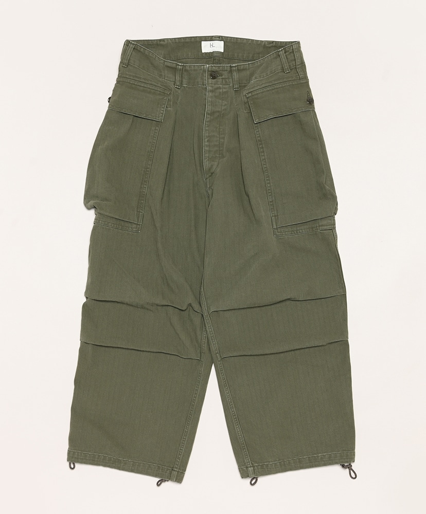 M43 HBT pants(0(WOMEN) Olive Drab/オリーブドラブ): HERILL M43 HBT pants(0(WOMEN) Olive Drab/オリーブドラブ): HERILL