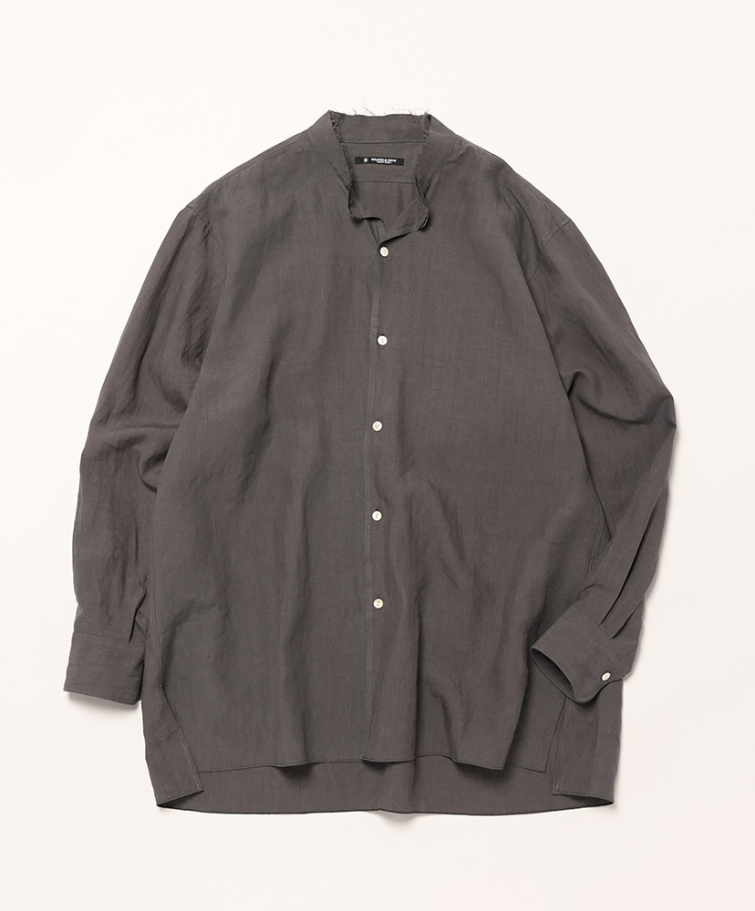 トップス MAATEE&SONS SSLEEVE HANDKERCHIEF OP SH L/S HANDKERCHIEF SH(1(MEN) Black/ブラック): MAATEE&SONS