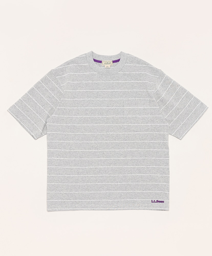 Union Short-Sleeve Striped Tee(L(MEN) Birch×White/バーチ